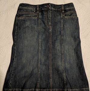 Like New NY&Co Denim Skirt *Rare*